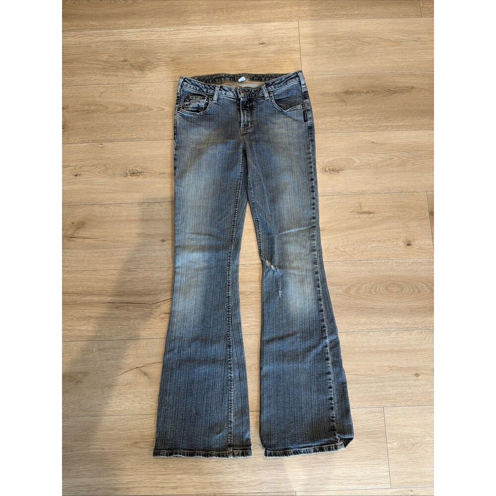 Vintage Y2K Silver Jeans Bootcut Flare Distressed Light Wash 30/35 Canada